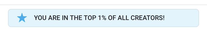 Thank you guys! I am now part of the top 1% of @onlyfans creators! The next 10 people to sign up will