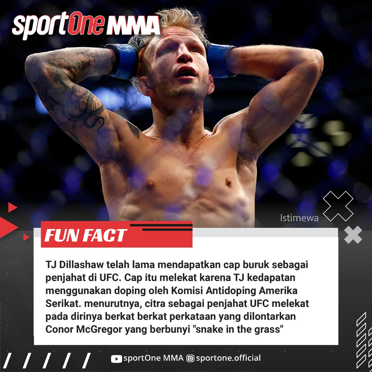 tvOneNews's tweet photo. TJ Dillashaw imendapatkan citra sebagai penjahat UFC setelah kedapatan menggunakan doping. Bagaimana awal ceritanya? #sportOneMMA #sportOneFunFact https://t.co/rUPfmjwgTF