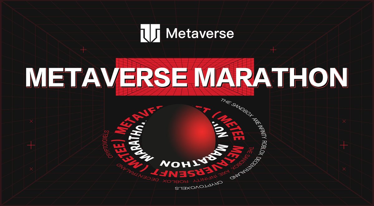 🔥My Universe independently developed by MetaverseNFT will be launched soon 🗓

📢The official Metaverse Marathon will be held. 🥁

🏆A total of 70,000 USDT rewards for all competitions this time 🏅 

➡️This event includes #Roblox #TheSandbox #AxieInfinity #Cryptovoxels 🚀