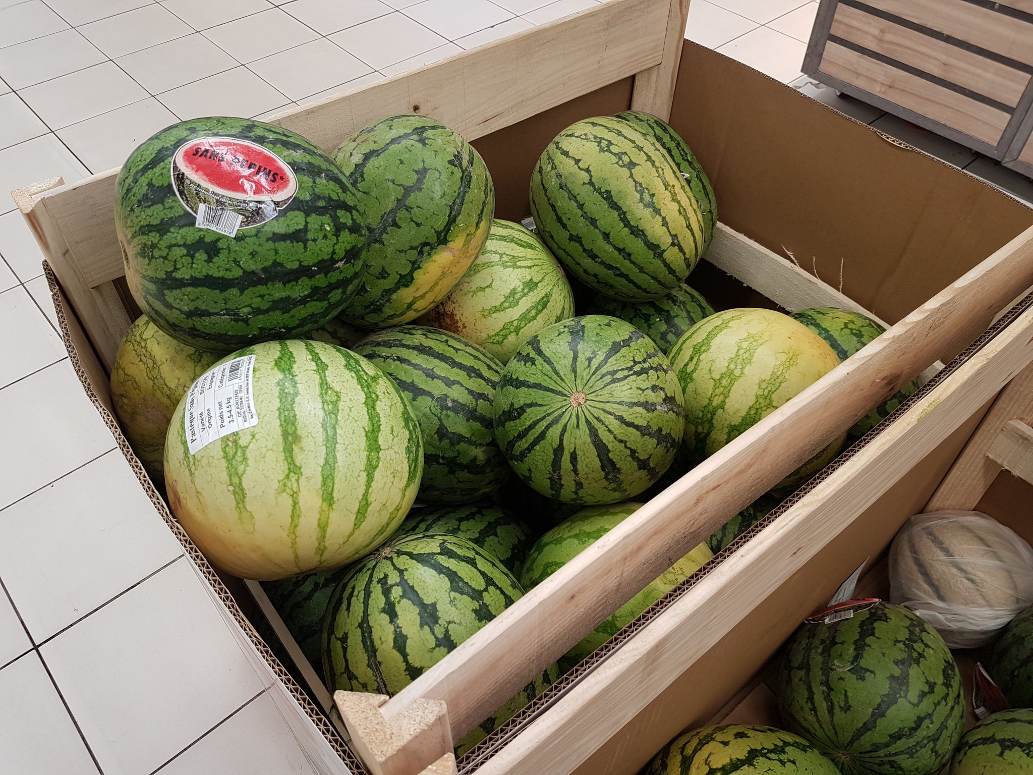 Tatsuya / たつや on Twitter "Spanish watermelons sold at local
