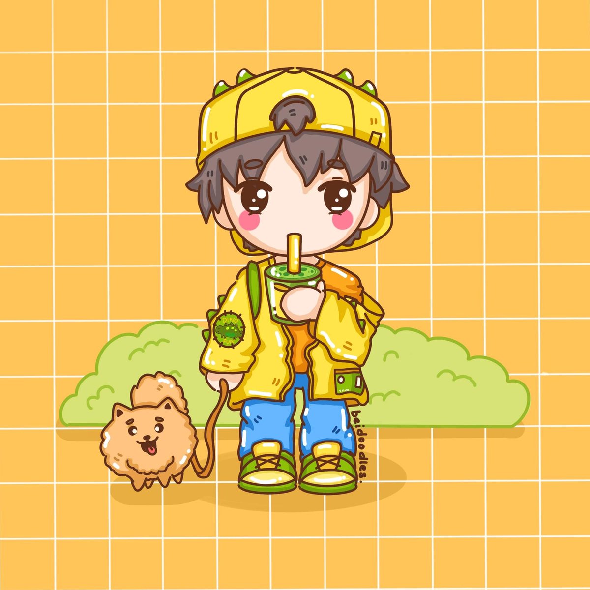 beidoodles's tweet photo. A three week long doodle! 😅 Squeezing this between my commissions 😅 This is my son and our doggo doodle 💛 This is the first boy i posted on this account 😂💛 Enjoy! 
#beinanartist #beidoodles #pomeranian #doggo #dog #yellow #doodle #artph #phart #kawaiiart https://t.co/OMmPCIkarA