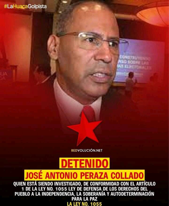 Ut5Unidos's tweet photo. Policía Nacional informa sobre la detención de José Antonio Peraza.
#TodosLosTriunfosSonDelPueblo #LaGuacaGolpista https://t.co/BaFkmFpfdj