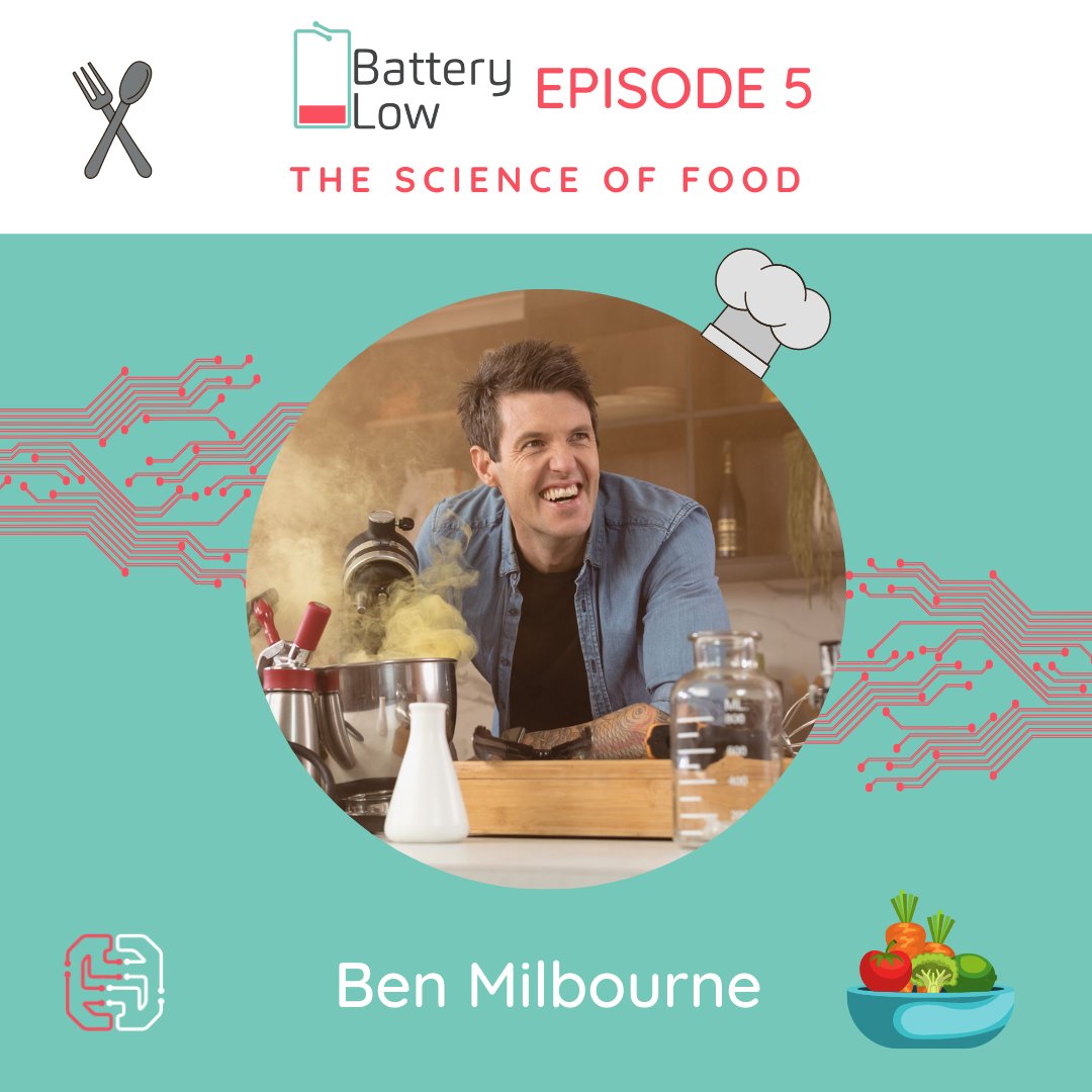 We’re cooking up something special on #Batterylow! We’re inviting food expert and MasterChef contestant <a href="/ben_milbourne/">Ben Milbourne</a>!

You won’t want to miss this one! Tune into the show at twitch.tv/arludo Friday 30th 12PM - 3PM AEST
