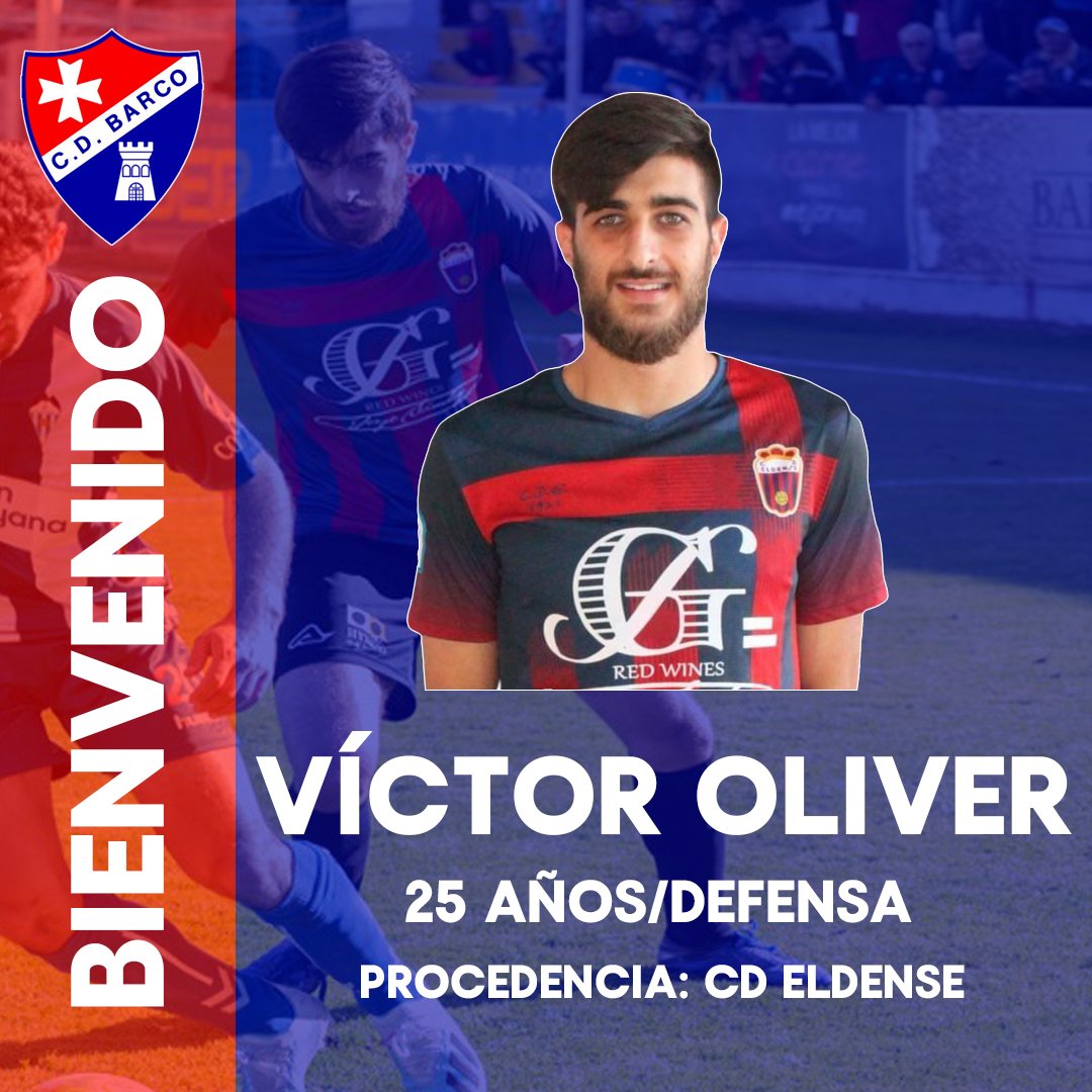 🚨FICHAJE 🚨
<a href="/6_futbolero/">victor ML</a> nuevo jugador del CD Barco
#ImosBarco ❤️💙