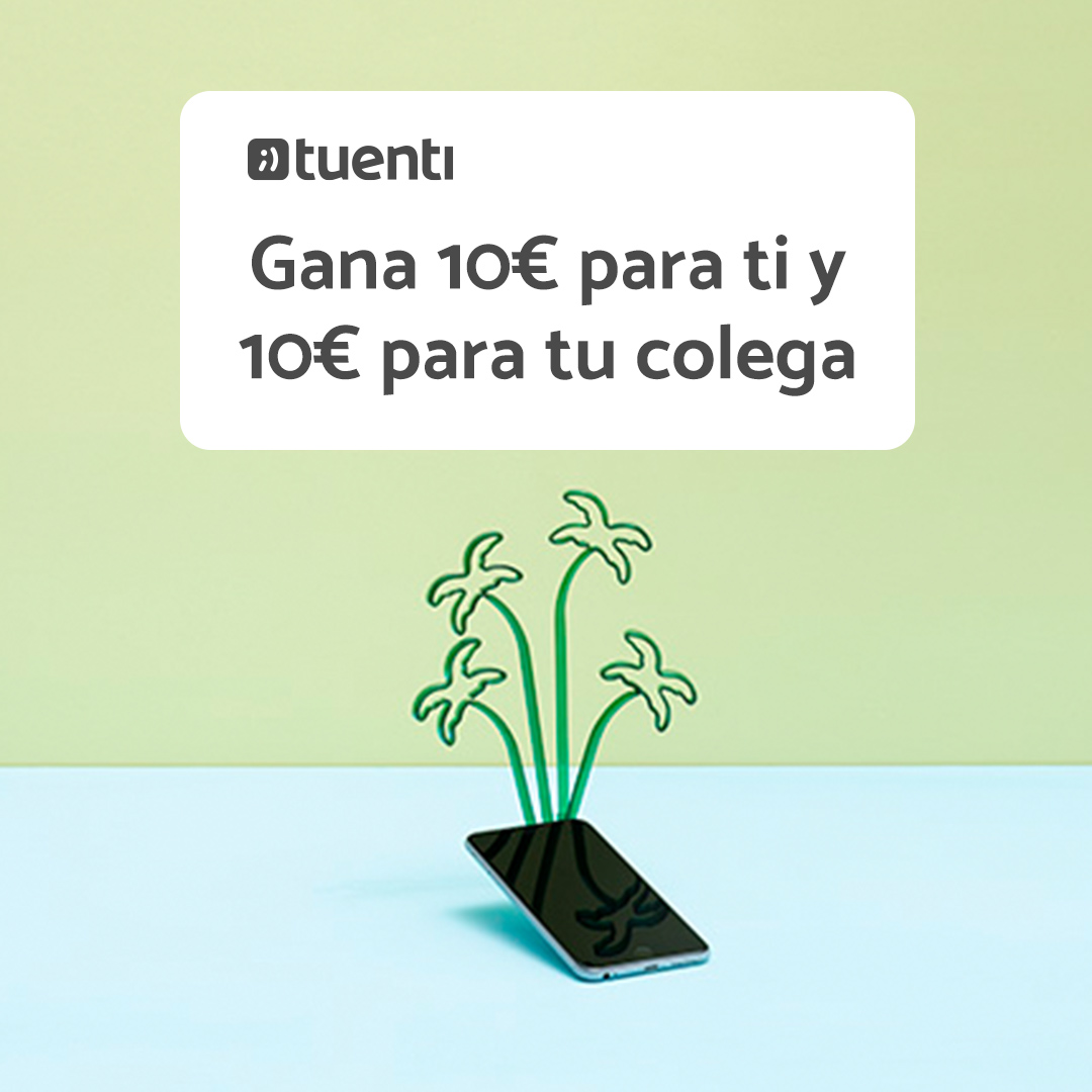 El mejor plan del verano empieza con el Plan Colegas de Tuenti. Invita a un amigo y os lleváis 10€ cada uno: bit.ly/2RdjQMs