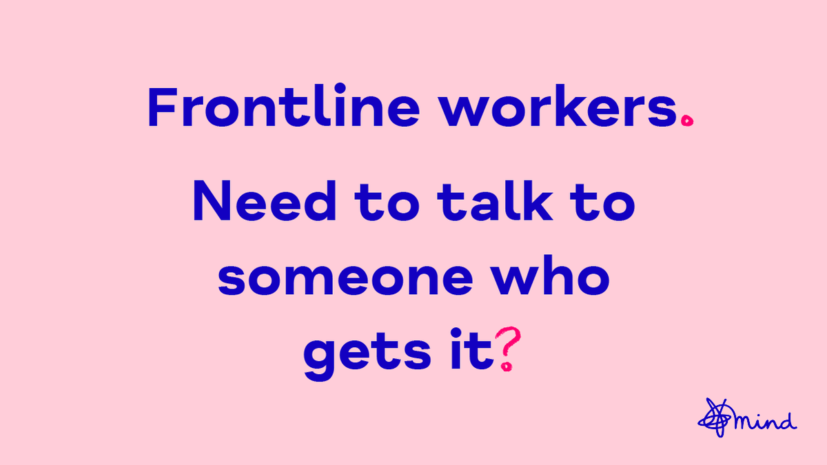Mind (@mindcharity) on Twitter photo Frontline workers - You've put other people's lives before your own again, and again, and again.
<a href="/OurFrontlineUK/">Our Frontline</a> has been set up to put you and your #MentalHealth first - providing free, confidential, emotional support 24/7.
Get in touch > bit.ly/3x5l2Rr Frontline workers - You've put other people's lives before your own again, and again, and again.
<a href="/OurFrontlineUK/">Our Frontline</a> has been set up to put you and your #MentalHealth first - providing free, confidential, emotional support 24/7.
Get in touch > bit.ly/3x5l2Rr