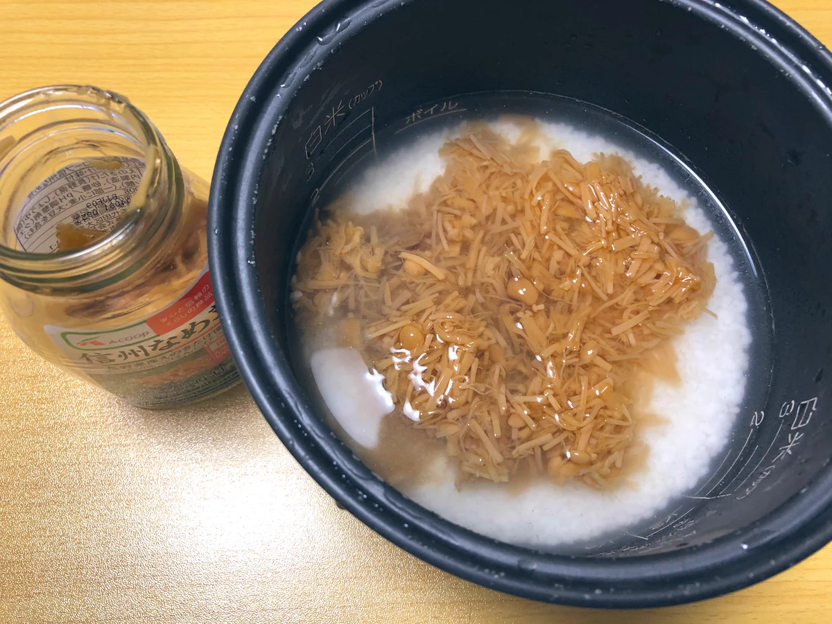 ご飯のお供のなめ茸は？米と一緒に炊き込みご飯にしても美味しい！