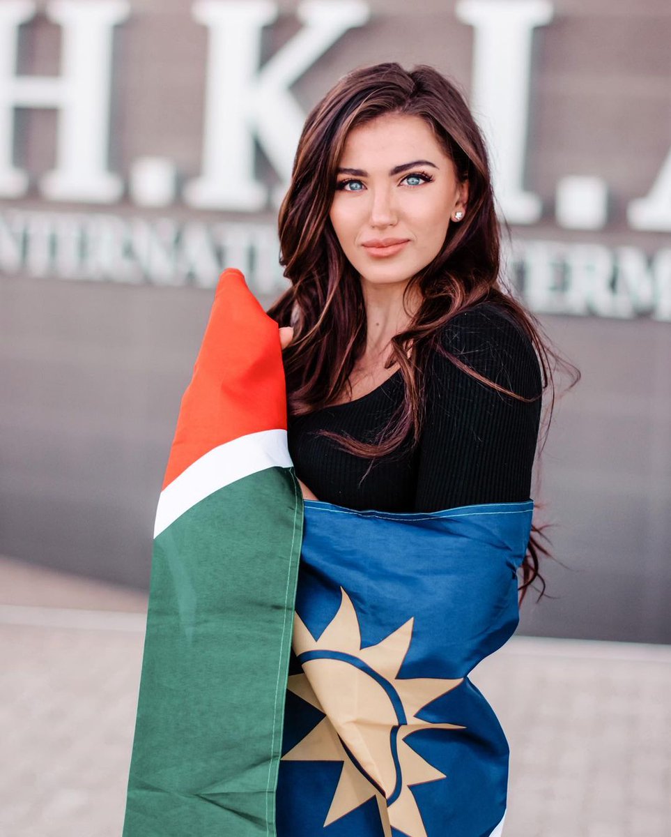 𝗟𝗢𝗢𝗞 | Miss Namibia Chanique Rabe is now on her way to Poland for the ...