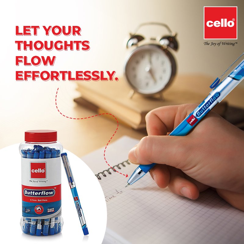 CelloStationery's tweet photo. Writing with interruptions is never a good combination. So go get your your forever companion for a smooth writing experience right away!
#Cellowriting #CelloButterflow #TheJoyOfWriting https://t.co/jgq3NI1Rer
