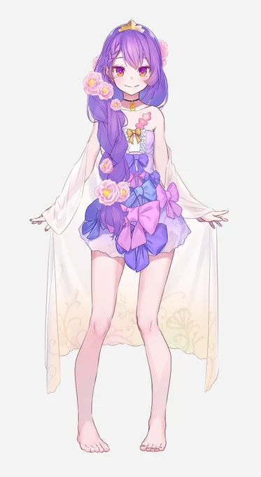 スナックにり所属のタオシャン(@taoshan_v)の新衣装デザインとイラスト、Live2D制作をさせていただきました。最強お姫様～。
今日はポケモンUNITEの配信をされるようですので是非是非ー。
https://t.co/1gj6p1Jdye 