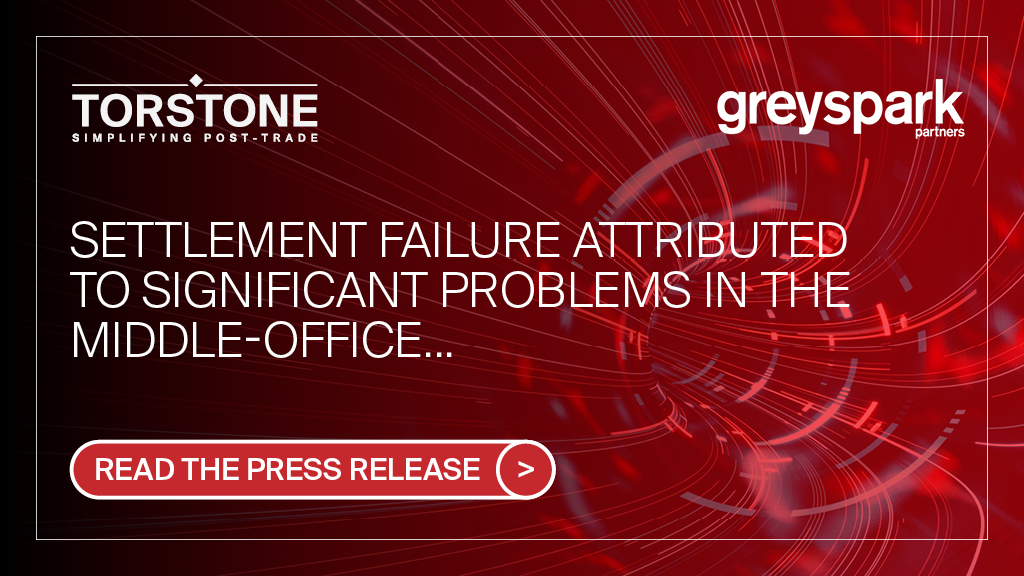 FIS (Previously Torstone Technology) (@torstonetech) on Twitter photo A new industry #survey conducted in collaboration with <a href="/GreySparkUK/">GreySpark Partners</a> partners reveals that 60% of institutions believe that settlement failures attributed to inadequacies of the middle-office are still a significant problem in their organisation.
Read now: bit.ly/3BN38qc A new industry #survey conducted in collaboration with <a href="/GreySparkUK/">GreySpark Partners</a> partners reveals that 60% of institutions believe that settlement failures attributed to inadequacies of the middle-office are still a significant problem in their organisation.
Read now: bit.ly/3BN38qc