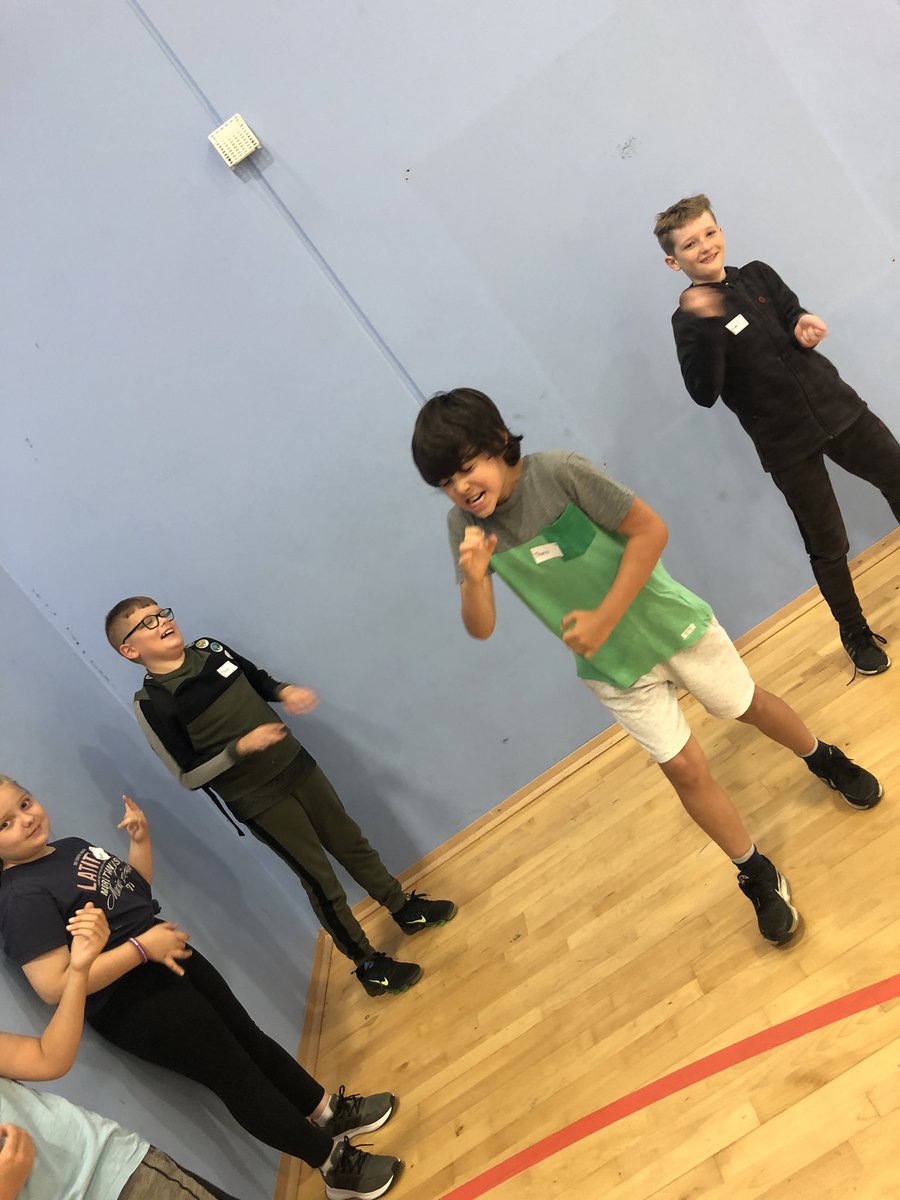 AllHallowsRC's tweet photo. Starting with some drama games. Show us your Rock Star poses! 🎸⚡️@wearetakepart https://t.co/rBKQBQYqpF