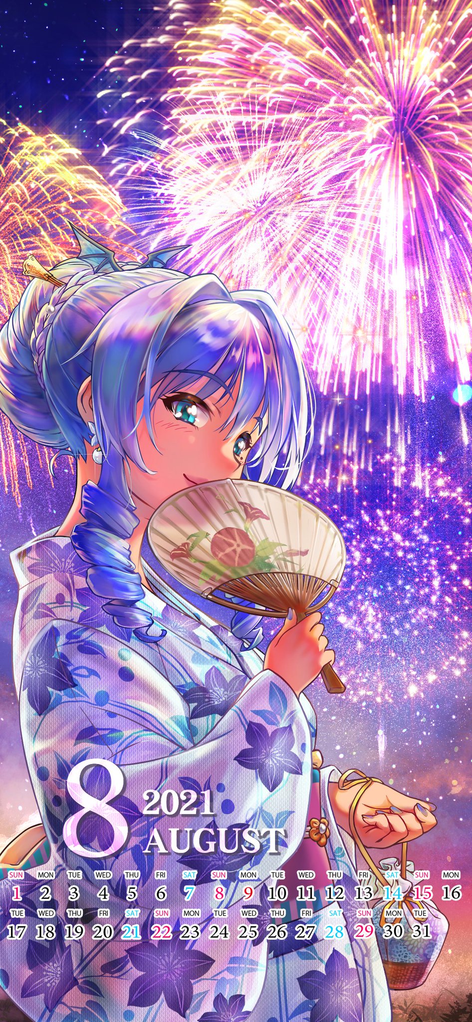 こなき様専用【壁面飾り】4点『夜空を彩る花火』『海の世界