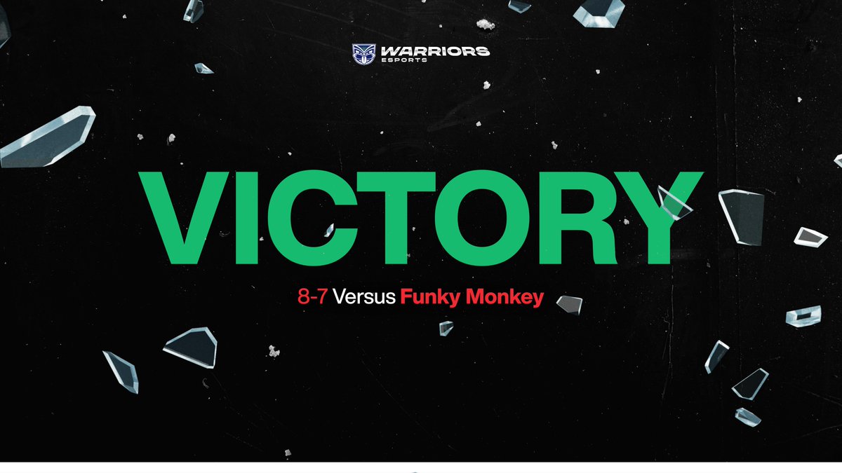 WarriorsESC's tweet photo. We were down 1-6, but fought back to take the win in OT 8-7 against #FunkyMonkeys!

#WarriorsR6 | @LPL_R6S https://t.co/FK4fYVYYJe