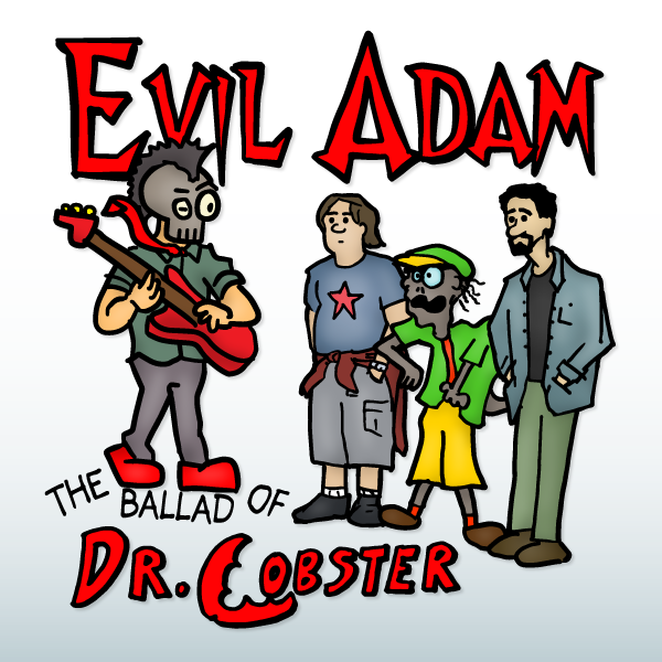 donthitsave's tweet photo. 20 years ago today, Evil Adam released "The Ballad of Dr. Lobster", the official theme song of my first webcomic with Michael Buonauro. 

The remastered version is out now on Spotify, iTunes, etc.  Give it a listen-- there are worse ways to loosen earwax.
#webcomic #webcomics https://t.co/Mlyp4TNnDs