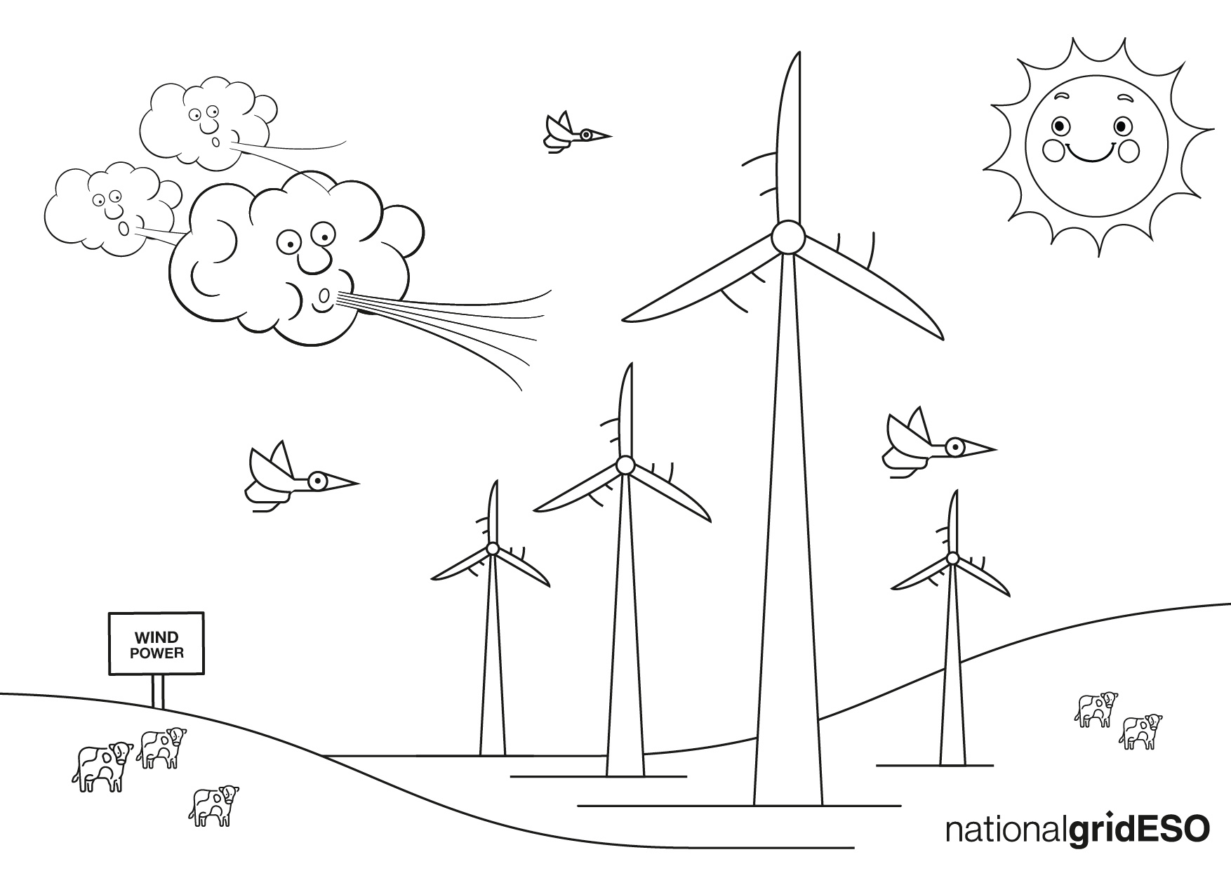 Coloring Pages Of Wind