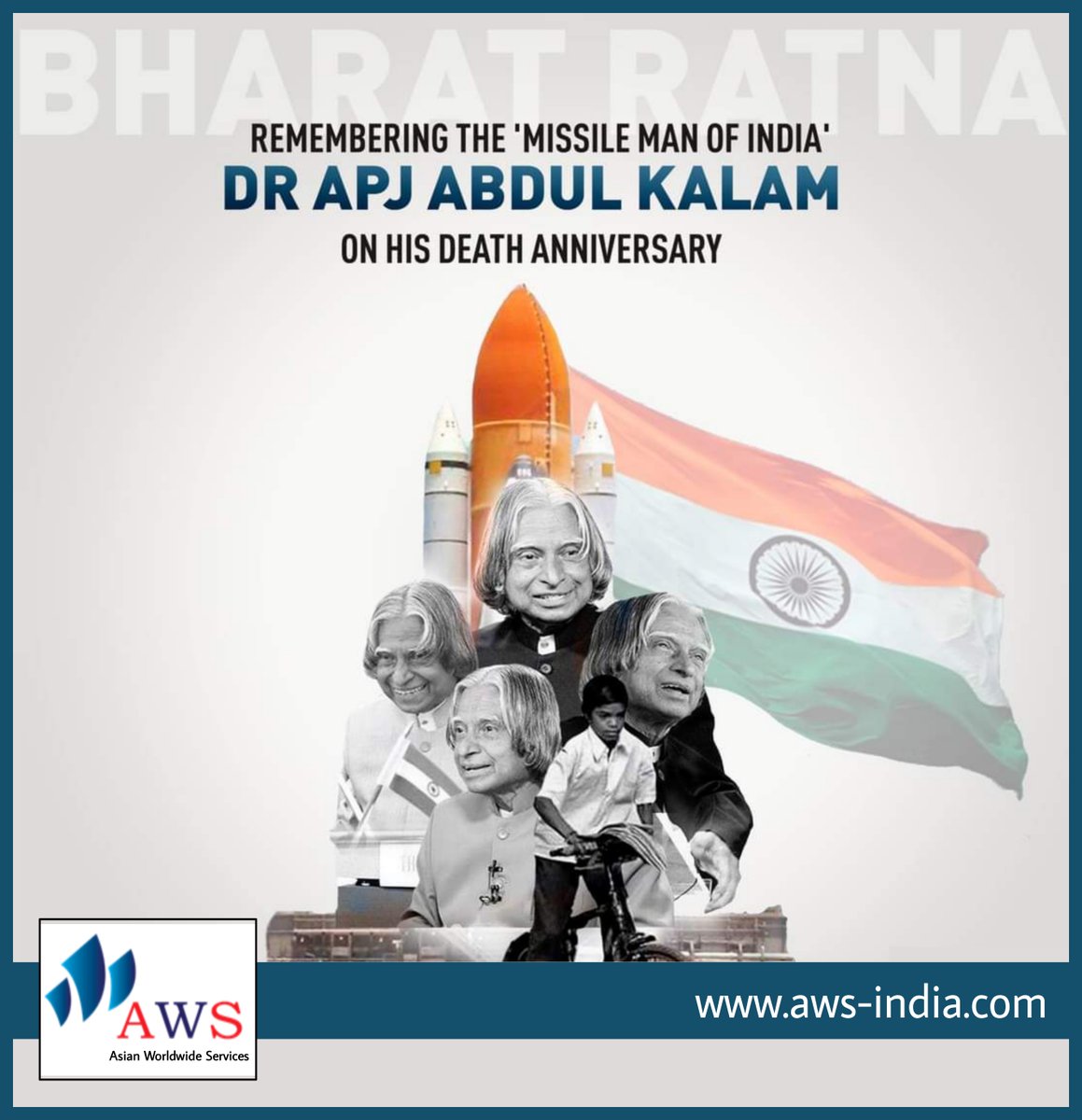 Humble tributes to former President Dr APJ Abdul Kalam on his death anniversary.

A scientist, scholar &amp; nationalist, his contribution to the development of the nation is unprecedented.

#awsindia #consolidation #FCL #LCL #import #export #WeServeWithCare #APJAbdulKalam