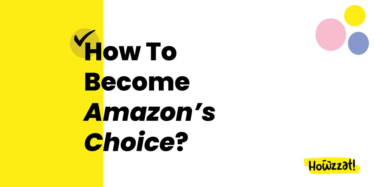 How to become Amazon's Choice?

Learn more about it : bit.ly/3icgZyF
Visit our website: howzzat.co

#digitalmarketing #marketing #socialmediamarketing #socialmedia #marketingdigital #branding #entrepreneur #contentmarketing #digitalmarketingagency  #business