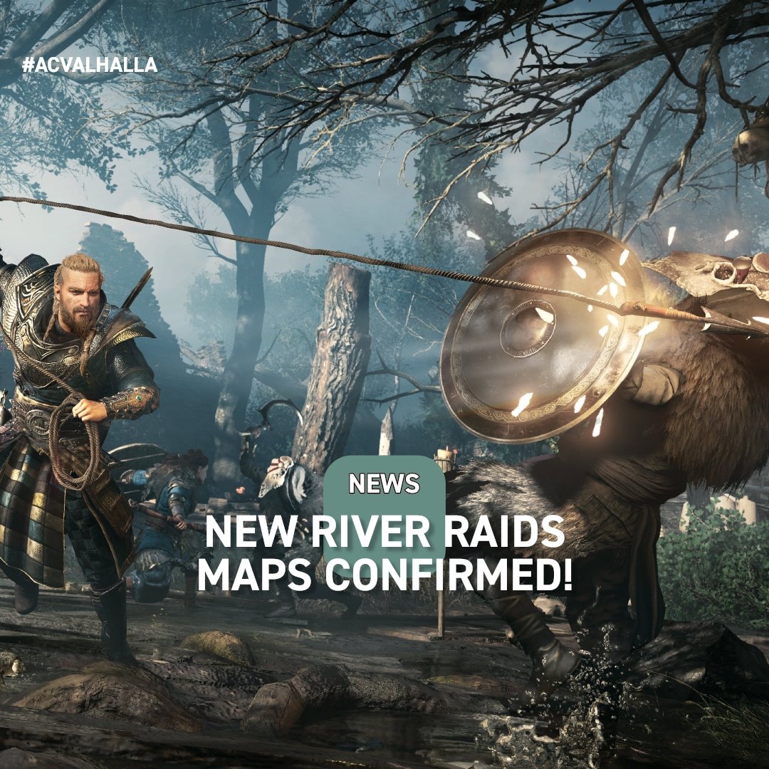 CriptAssassini's tweet photo. ⛵ As part of the "Sigrblot Festival", new River Raids maps will be added in #AssassinsCreedVallhalla!
👀 At least one of them will be set in Ireland!
#LikeAViking #RiverRaids #AssassinsCreed https://t.co/IEG4jwheI8