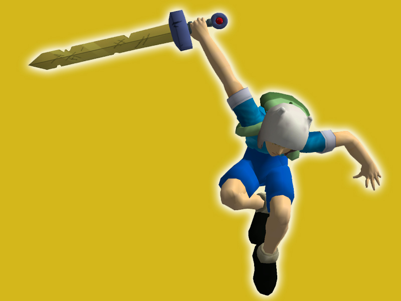 Finn the Human as Marth, Out now on the patreon #ssbm #melee.