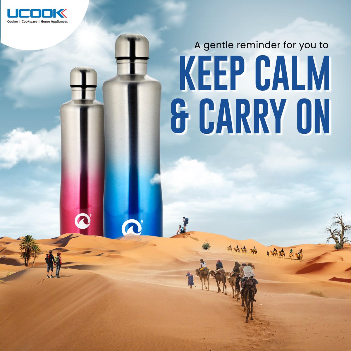 ucookofficial's tweet photo. As the days get hotter, here’s a gentle reminder for you to carry with you the #UCOOK Bouteille Vacuum SS Flask to stay #Hydrated all day long.

#UmeedSeZyada #StayHydrated #UCOOKCookware https://t.co/AIxTwTfREl