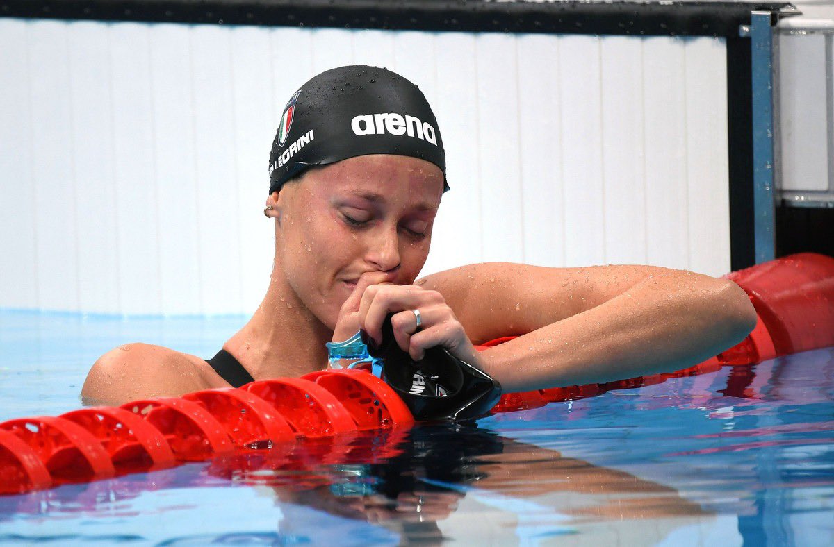 ItaliaTeam_it's tweet image. La quinta finale olimpica per Federica Pellegrini nei 200 sl. Immensa. 😌

#ItaliaTeam | #StuporMundi | @FINOfficial_ | #Tokyo2020