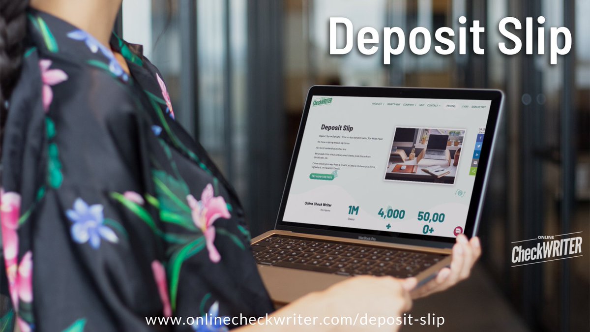 onlinecheckwriter.com/deposit-slip A deposit slip is a small paper form that a bank customer needs to fill when depositing funds into a bank account. OnlineCheckWriter helps you to create a Deposit Slip of any bank online. #DepositSlip #OrderDepositSlipOnline #DepositSlipsOnline