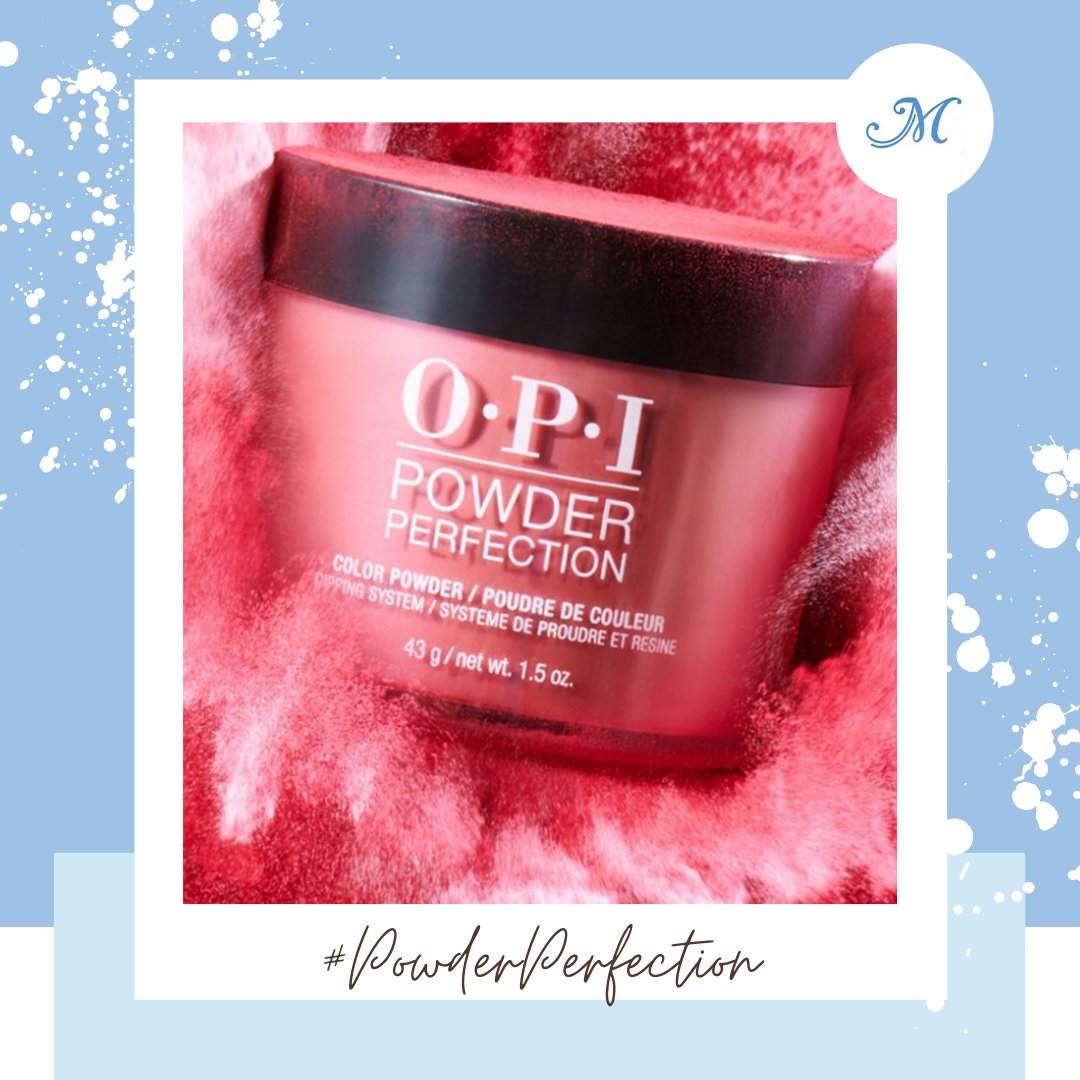 MayfairandGrace's tweet image. Now available at Mayfair &amp;amp; Grace - OPI Powder Perfection! Get an ultra durable glossy manicure that stands up to life. 
🌟3+ Weeks of wear
🌟Gel like Shine
🌟Iconic OPI shades
#mayfairandgrace #opipowderperfection #tetbury #spa #salon #manicure #nails