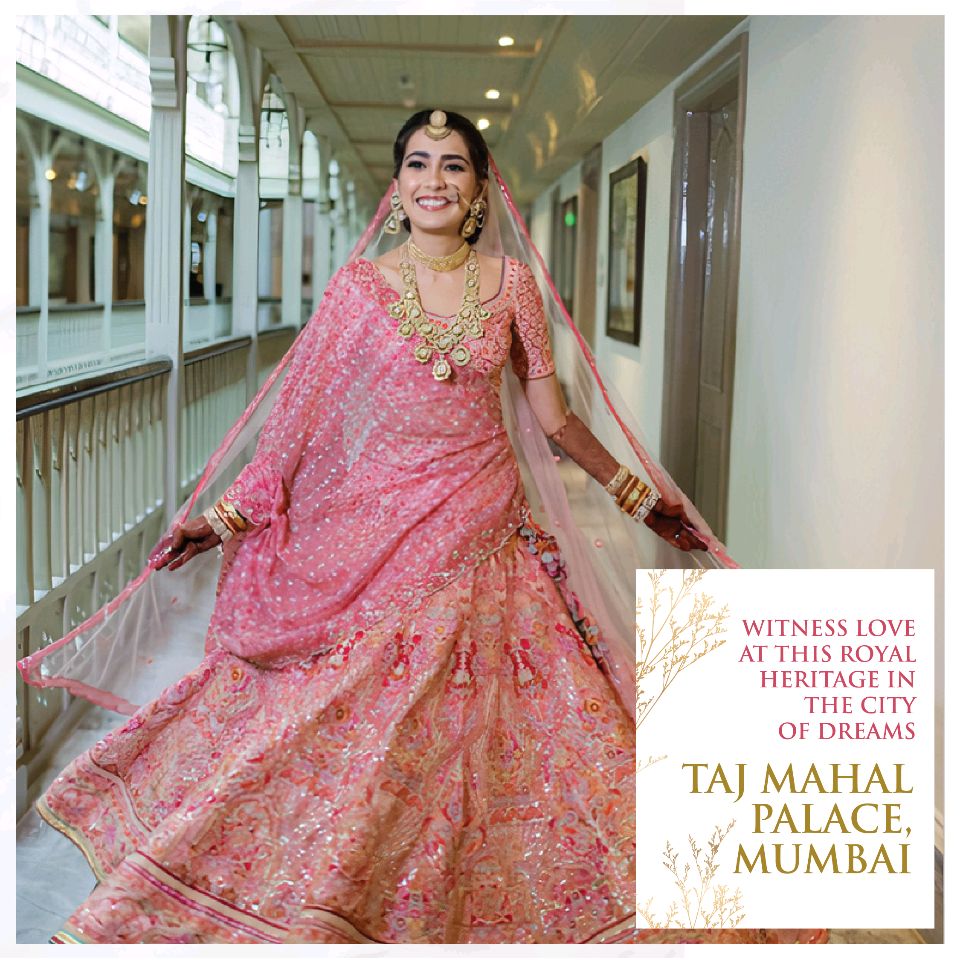 WeddingsAtTaj's tweet photo. Every corner of a city has witnessed a love story untold. Here are four beautiful city wedding venues that speak of love!

Photography credits:
@israniphotos
The Cheese cake Project
Feather tree by Aviraj
Mak Images

In frame:
Mana Doshi
Palak
Anish Mittal &amp; Shivani Arora https://t.co/5TPz7rtNFz