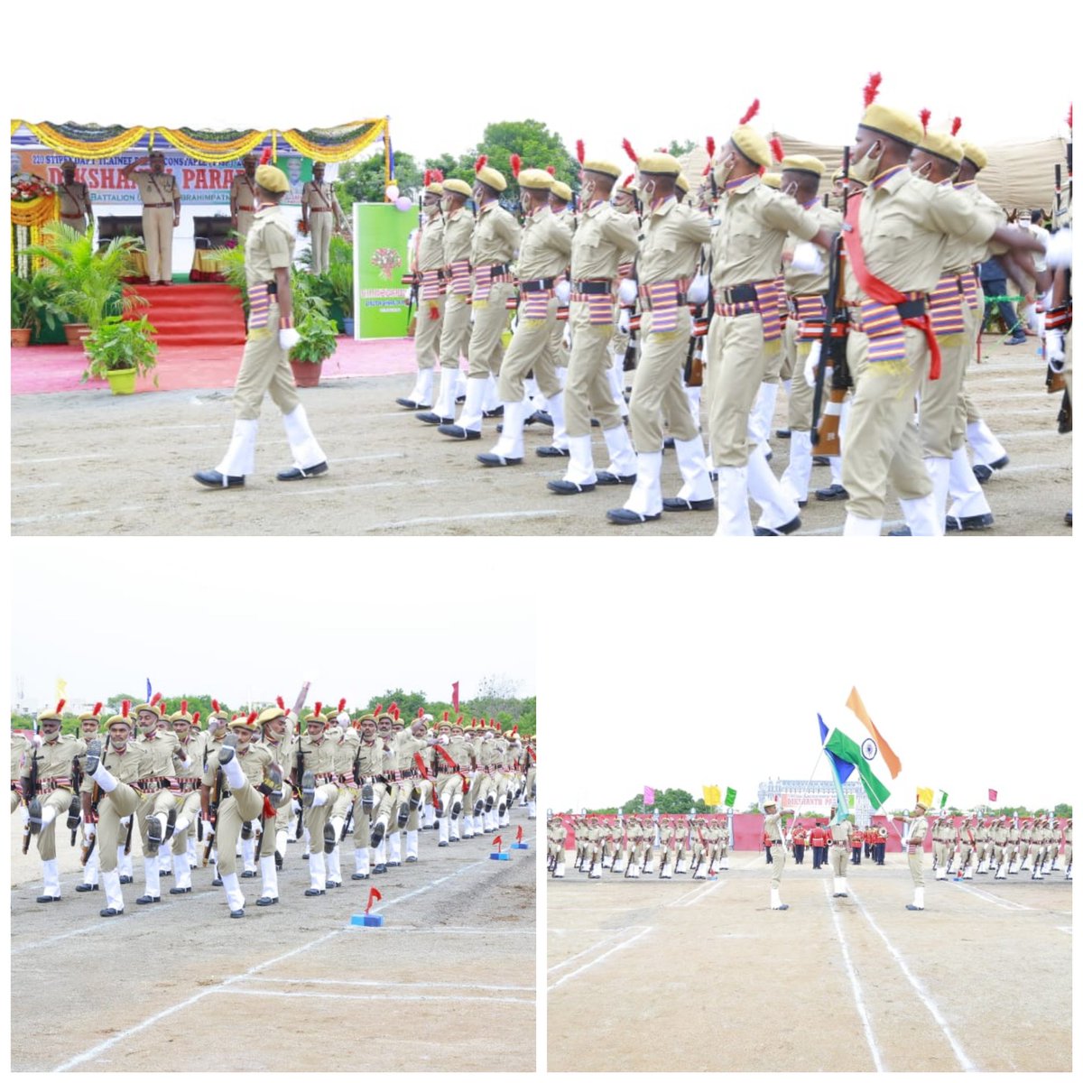 3rdBnTSSP's tweet photo. PASSING OUT PARADE OF 220 SCTPCs of #TSSP @3rdBnTSSP on 23.07.2021. Sri M.S.Siddiqui, DIG TSSP BNs has attended as Chief Guest. Sri C.Sunny, Commandant and Sri P.Venkat ramulu Addl.cmdt and other officers are participated in this programme...
@tsspbnshq #tspolice #SCTPC #DIG https://t.co/aF3NRe3U6q