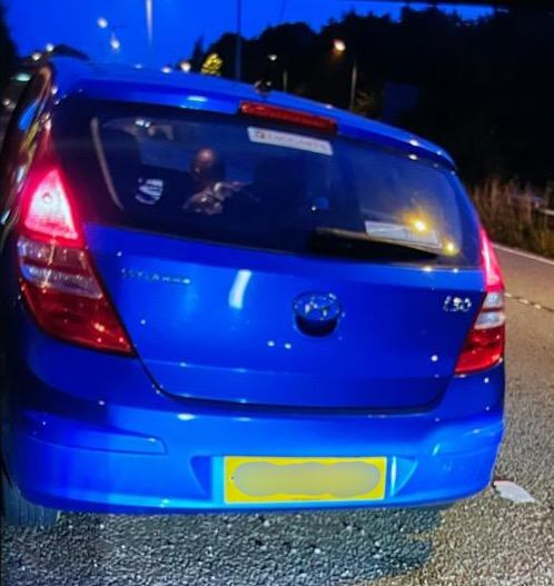 gmptraffic's tweet photo. #ME48 stopped behind this vehicle on the hard shoulder #M56 to make sure the occupant was okay and no emergency was taking place! All was in order! Driver stated he was just waiting to pick someone up from the airport. TOR issued and driver moved on @NWmwaypolice https://t.co/scgJRK9gLf