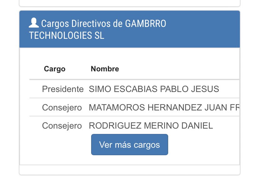 RealityTele_'s tweet photo. BOMBAZO 💣 Otra empresa salpicada por el #CasoDigitaran. Gambrro Technologies. ¿Sabéis quien era consejero de la empresa?: Kiko Matamoros https://t.co/umGz2VNzRg
