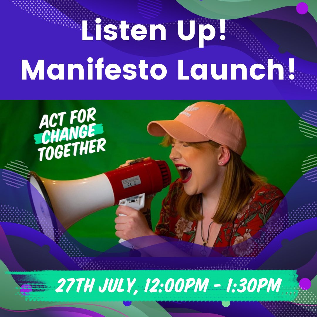 hollhughes_'s tweet image. Feel like the governments handling of Covid-19 has left young people behind? 

We do, that's why we are proposing our Listen Up Manifesto actforchangetogether.org.uk/event/listen-u…  

#ActForChangeTogether #ActForChangeFund #iWillFund #NationalLottery #PowerOfYouth #EmbraceTheChange #youthled