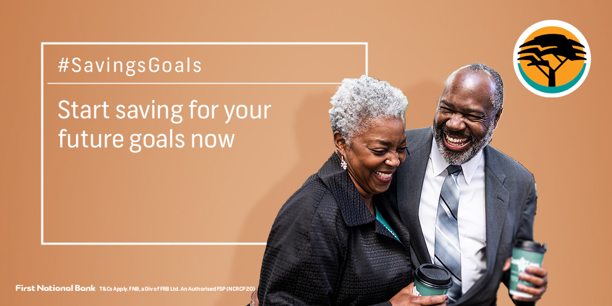 🚙 iTransi 🏡 iDladla 🎓 iSgela 🏖️ iRetirement - these are all things worth saving for. What have you started saving for?

👇  𝗥𝗘𝗣𝗟𝗬 to this Tweet &amp; COMMENT using #SavingsGoals &amp; stand a chance to 𝗪𝗜𝗡 R2,500 paid into an FNB savings/investment account of your choice!