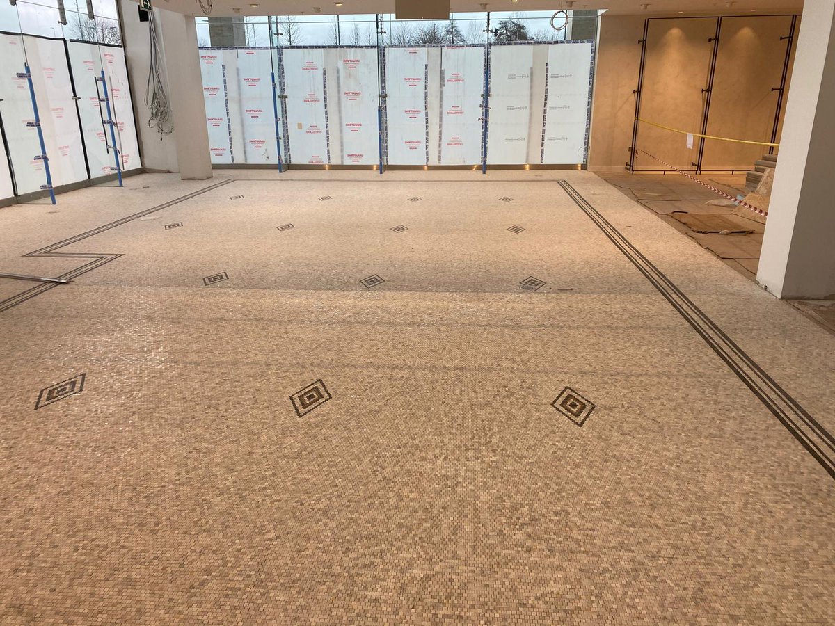PARKSIDEUK's tweet photo. For #transformationtuesday we wanted to share with you some progress shots of our recent @nextofficial project which features our Natural Stone Marble Mosaics, Entic wood effect porcelain planks &amp; concrete effect tiles. 

See how the store was transformed: https://t.co/bdHx5p4c0Q https://t.co/p52doZpjvJ