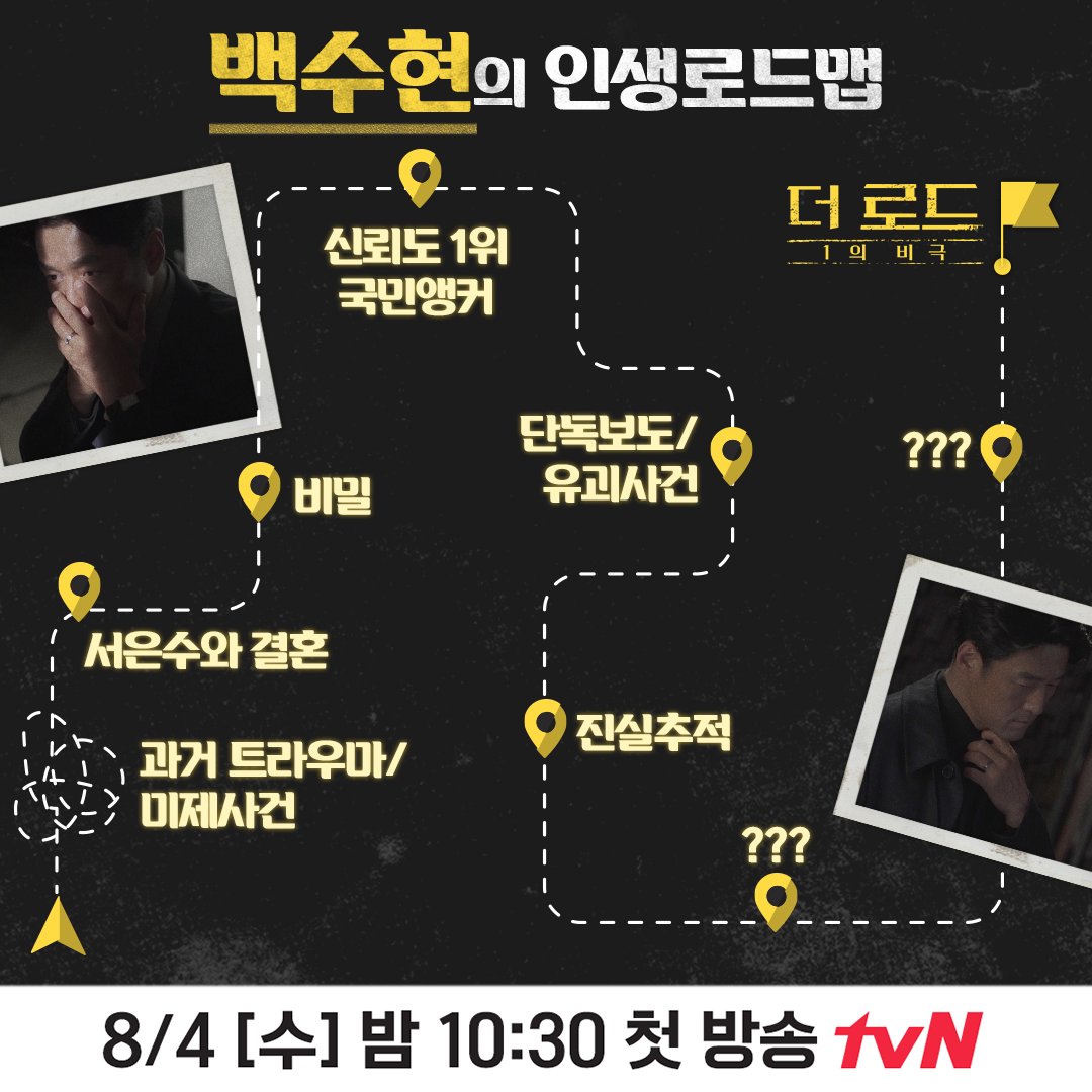 비극의 시작점에 서있는 이들! 운명의 로드맵 공개! 트라우마, 유괴사건… 기구하다 기구해! 8/4 [수] 밤 10시 30분 첫 방송 #더로드1의비극 #tvN #수목드...