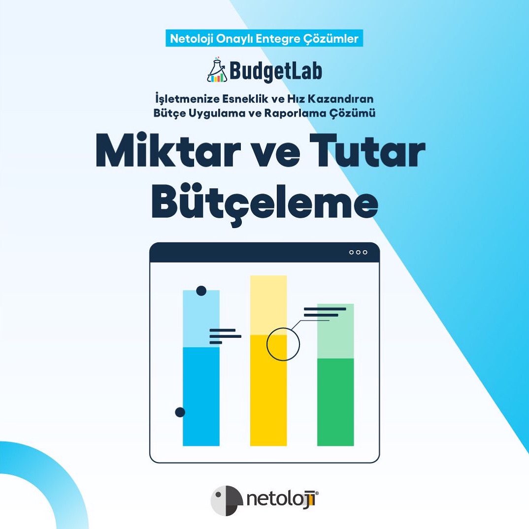 NetolojiYazilim's tweet photo. Bütçe ve raporlama konusunda uzman BudgetLab ile bütçeler hem tutar hem de miktar bazında da yapılabilir. Aynı bütçe içinde tutar ve miktar olarak veri girişi yapılabilir, ihtiyaç duyulduğu şekilde raporlanabilir.
https://t.co/VPtDWDGM5G
#netoloji #BudgetLab https://t.co/ApdGNjhBlR