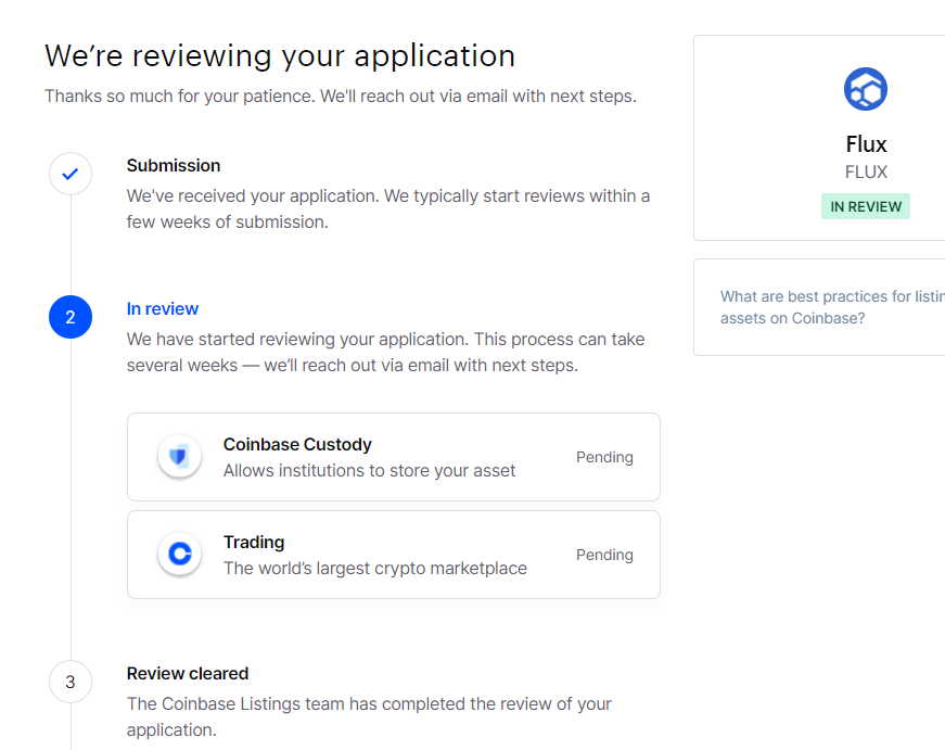 Antreas_4's tweet photo. I was happy to find out that @coinbase is reviewing #Flux for listing. We at the @RunOnFlux  community already know that Flux with it's #CloudComputing infrastructure is one of the few #Crypto that projects can bridge real economy with crypto space. @brian_armstrong #listflux https://t.co/VbN0Rh7KuQ