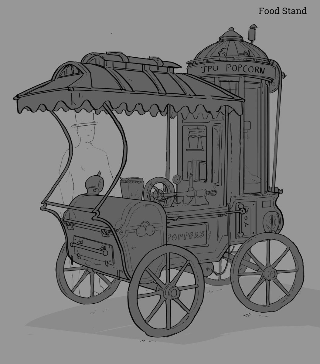 YariCanns's tweet photo. Rough designs based on the book The Difference Engine. I challenged myself to do 10 rough concepts in a week and this is part of the result.
#thedifferenceengine #conceptart #design #environmentdesign #propdesign #gameart #art #victorian #steampunk https://t.co/pj3F7X1hK5