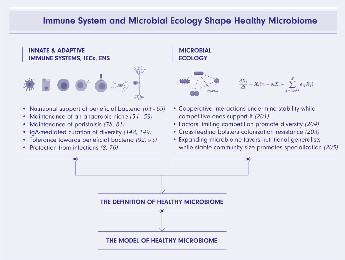 Defining #healthymicrobiome will require integration of the rules of microbial ecology with immune system curatorship.