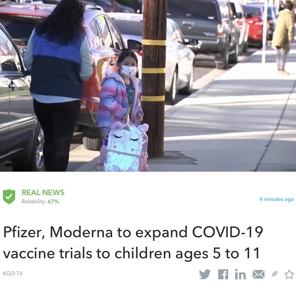 oigetit_jp's tweet photo. Breaking : Pfizer, Moderna to expand COVID-19 vaccine trials to children ages 5 to 11

Read more: https://t.co/dbKTc3dMH0

This article was fact-checked by https://t.co/pvWmakQTuS

#CovidVaccine #COVID19 #children https://t.co/f1TR3a4KMQ