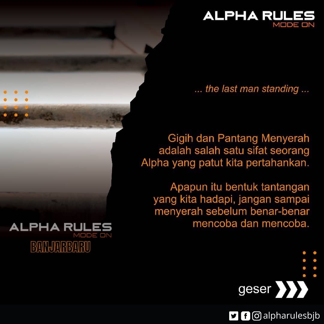 Alpha rules adalah