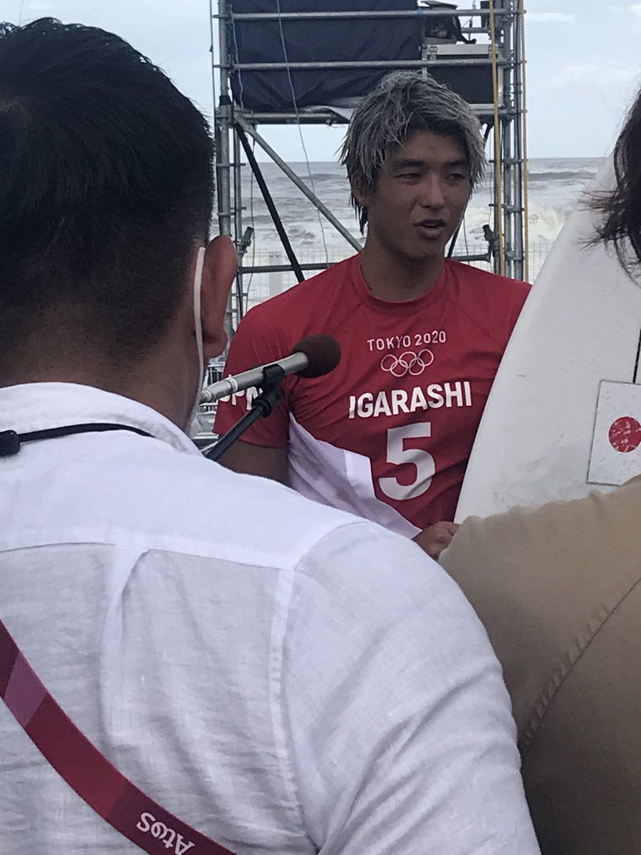 Italo Ferreira makes history as the first #olympic gold medalist for surfing. Kanoa Igarashi claims the silver. @7olympics #Tokyo2020