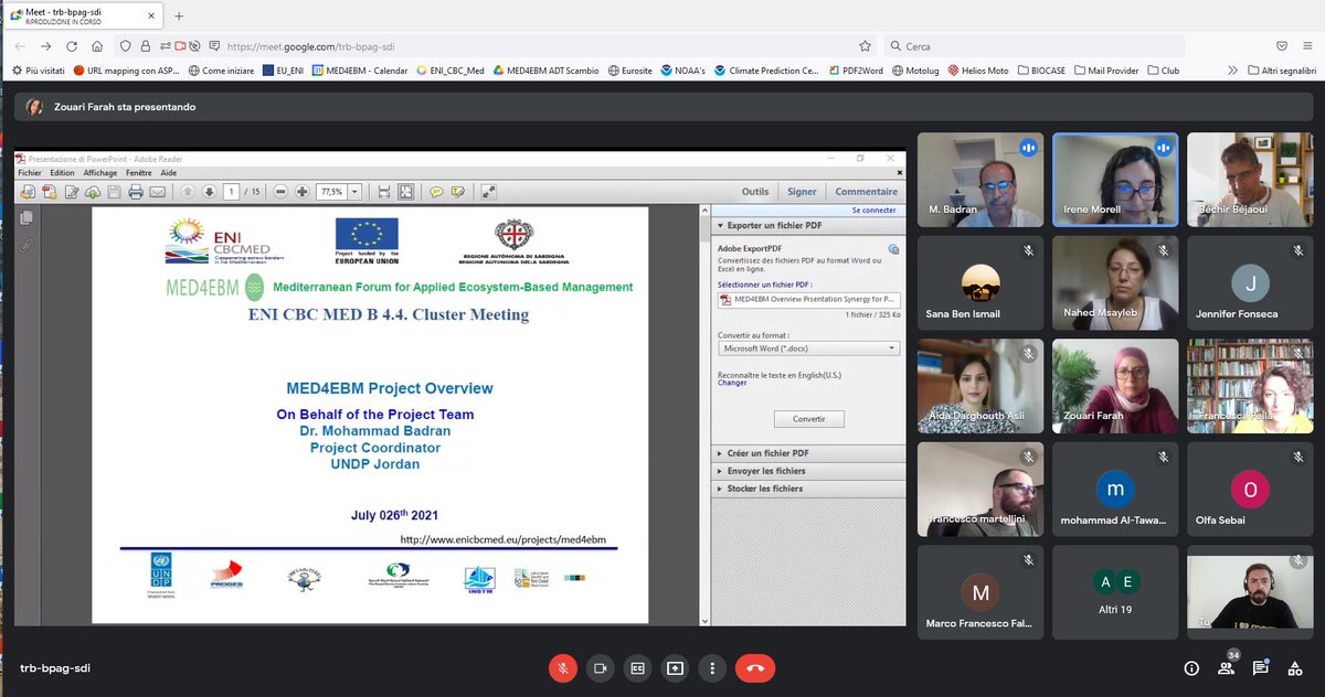 ProgesCons's tweet photo. PROGES attended the 3rd Cluster Meeting Blue Project Event to establish #blue #synergies for @med4ebm #EBM #ICZM #ISP60 #SYSTEMIC #APPROACH #DSS https://t.co/6BCvmZhmKV