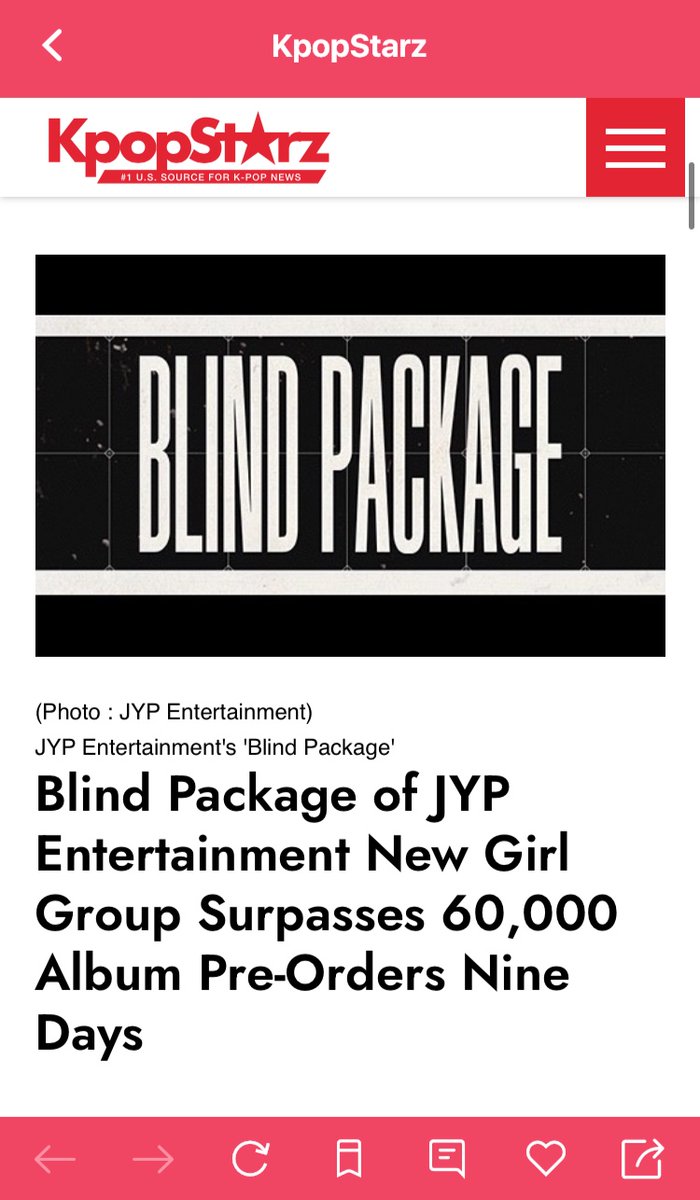 theQoos_'s tweet photo. [K-Pop NEWS] DAILY RECAP | 7/27/21

[News/kpopstarz] 'Blind Package' of JYP Entertainment New Girl Group Surpasses 60,000 Pre-Orders

#JYP #BLINDPACKAGE #JYPNewGG  
More On📲: https://t.co/vo6h4eNgkC https://t.co/1VXZFJgtmT