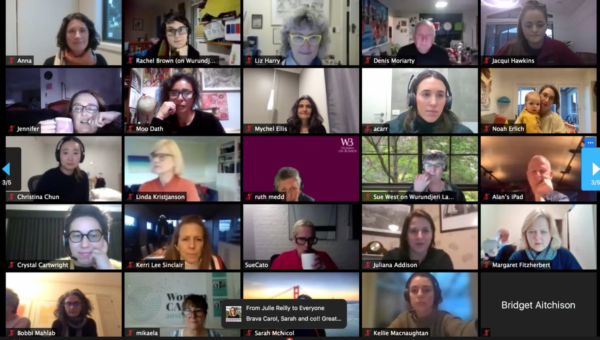 WLIAus's tweet image. We&apos;re thrilled to be in conversation with @annabelcrabb &amp;amp; the #PathwaystoPolitics community discussing #MsRepresented &amp;amp; the many gendered experiences #womeninpolitics face. Thanks, #AnnabelCrabb and all who shared their experiences and aspirations for a #genderequal workplace.