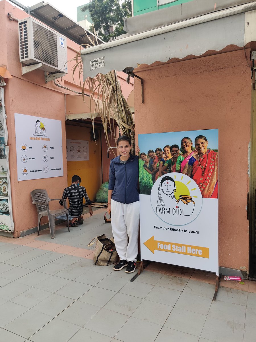 _ManjariSharma's tweet photo. In case you are in Pune, Magarpatta this Sunday! Visit us!! Yes we are launching !
Not only you will get to eat wonderful food but meet our didis as well :)

#FarmDidi #womenempowerment #HealthyEating #authenticfood #naturalfood https://t.co/e8eL06UHZc