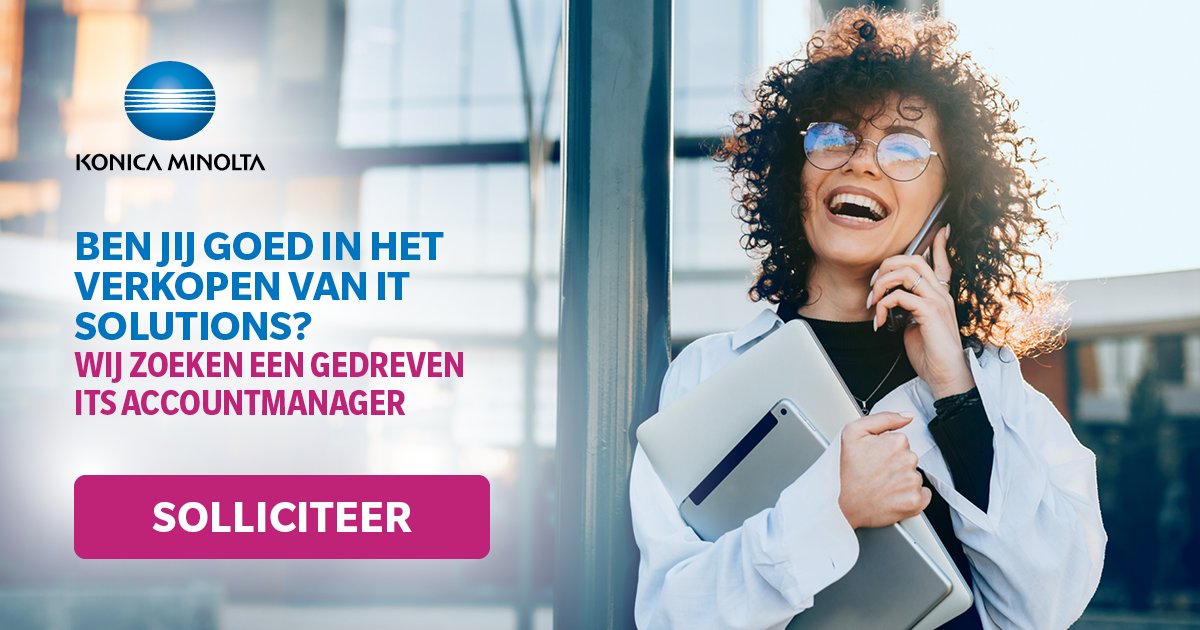 konicaminolta.be/nl-be/carriere…

#jobopening #vacature #it #sales #accountmanagement