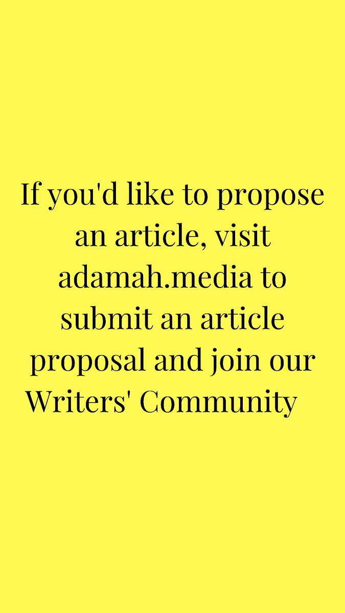 Adamah_Media's tweet image. Do you have a topic you feel passionate about? A niche interest that you think others would be interested in? An opinion on one of life's big (or not so big) issues that you'd like to share? Get in touch 💛

#adamahmedia #constructivejournslism #studentwriters #journorequest
