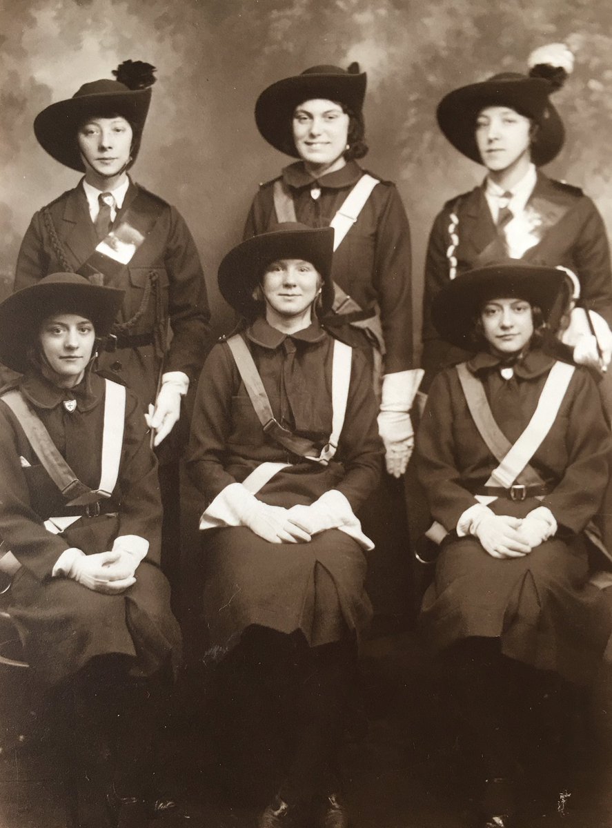 #FemaleDrummers run in my family. Top left and right - my great auntie Jane and Edith Dickinson .
